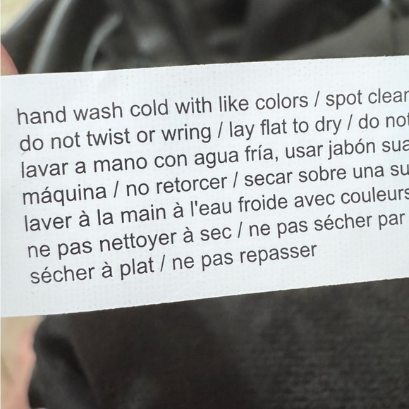 Eloquii Black Faux Vegan Leather Button Down Belted Shacket Size 24 - Picture 11 of 12